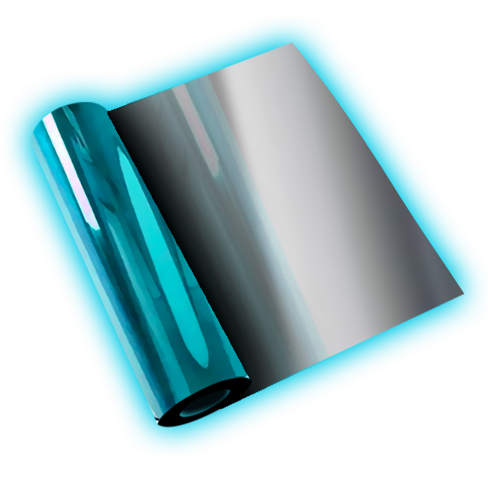 Teal Chrome Mirror Tint