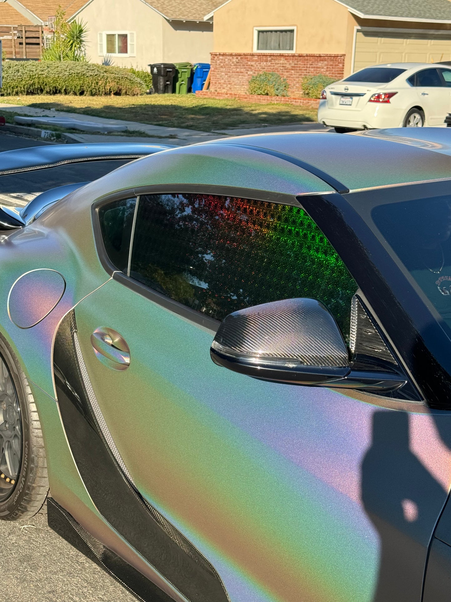 Dark Supernova Holographic Tint