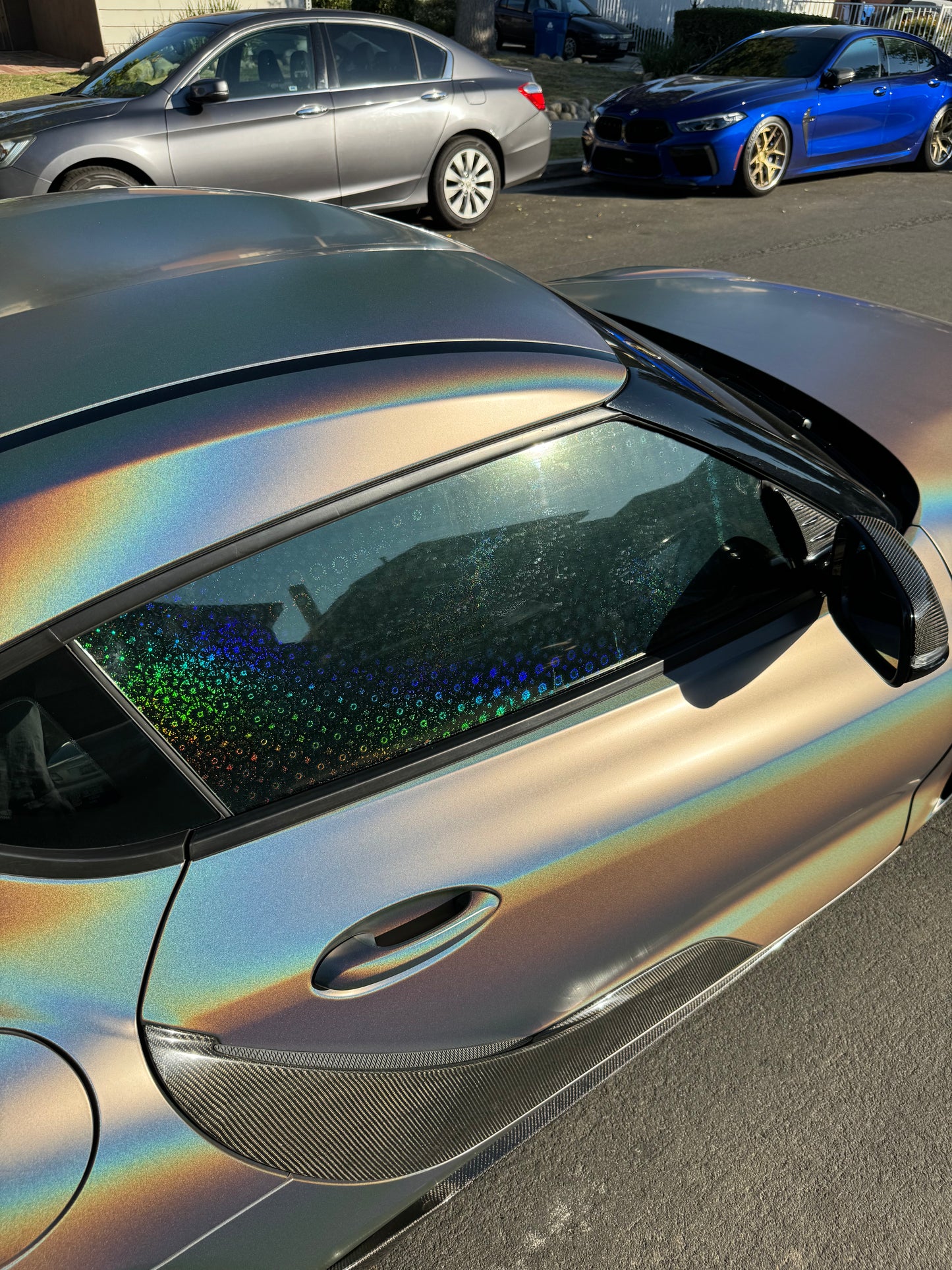 Dark Supernova Holographic Tint