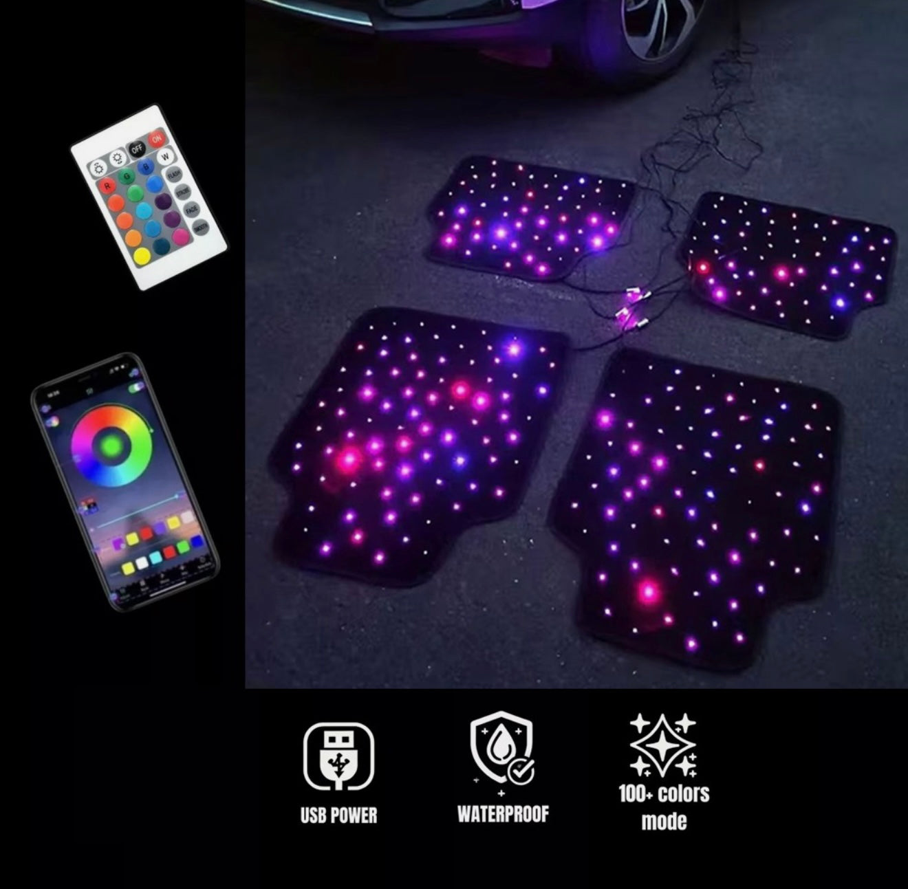 FREE Universal Starlight Floor Mats  (ONE PER ORDER)
